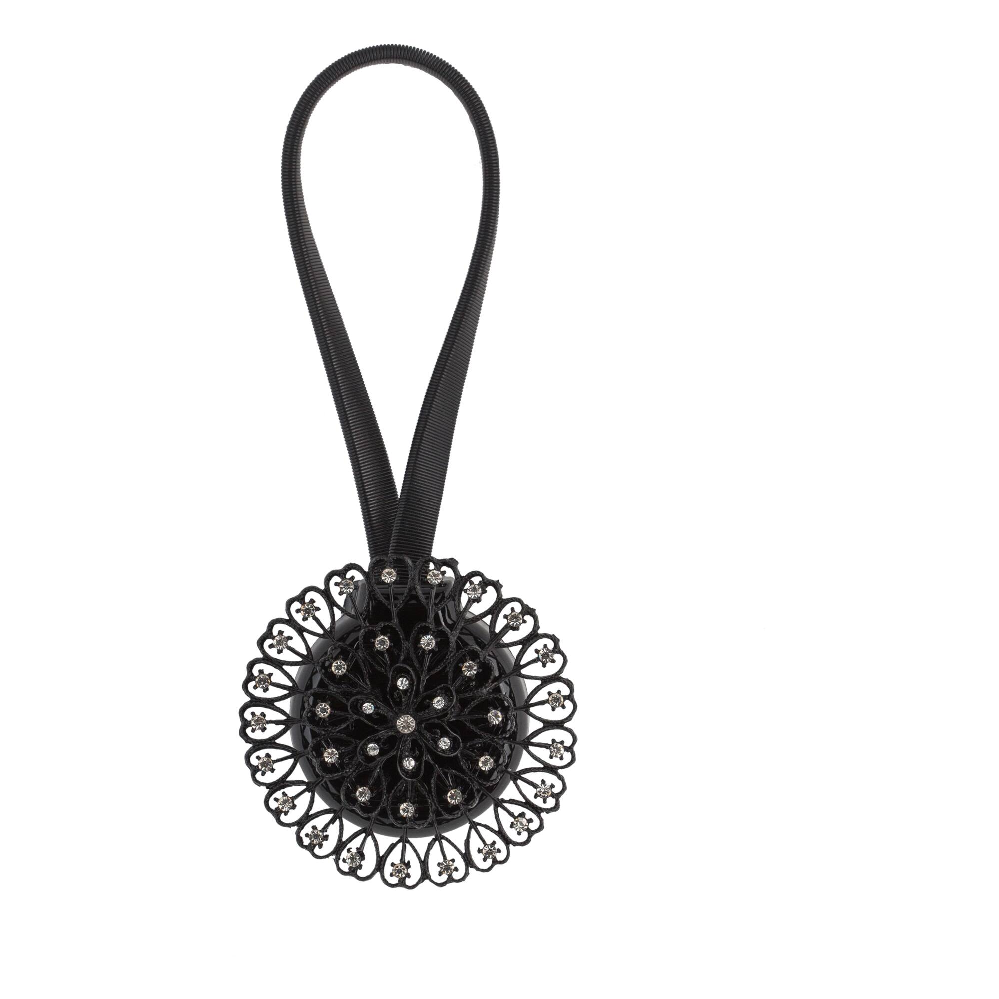 Simplify Black Magnetic Curtain Tie Back